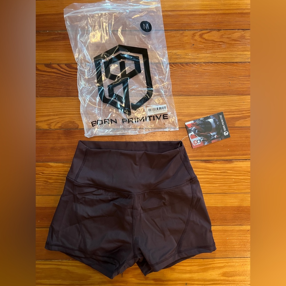 Born Primitive Medium Plum Your Go To Booty Shorts NWT
